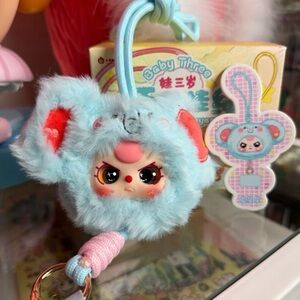 Baby Three Phone Lanyard Elephant with special eyes!